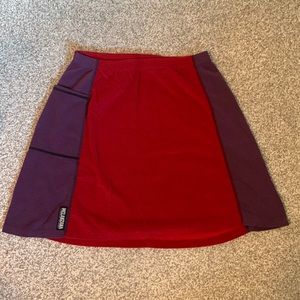 Melanzana microgrid skirt•women's m tall